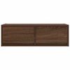 vidaXL Mueble de TV madera contrachapada roble marr&oacute;n 80x31x25,5 cm