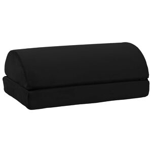 vidaXL 44 x 29 x 17 cm Firme Espuma PU Negro