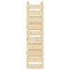vidaXL Botellero madera maciza de pino 83x29x112 cm