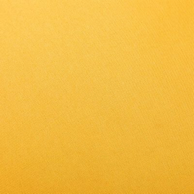 vidaXL Silla mecedora de tela amarilla mostaza
