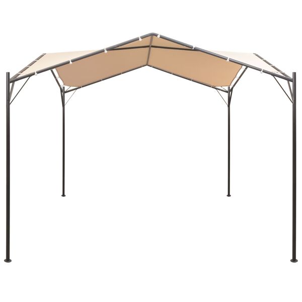 vidaXL Cenador carpa 3x3 m de acero beige