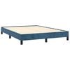 vidaXL Estructura de cama sin colchón terciopelo azul oscuro 140x200cm