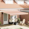 vidaXL Toldo Retráctil Multicolor 400 x 300 cm Poliéster y Aluminio