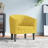 vidaXL Sill&oacute;n de terciopelo amarillo