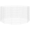 vidaXL Cercado para animales de corral 12 paneles 54x100 cm