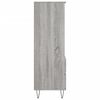 vidaXL Aparador alto madera contrachapada gris Sonoma 40x36x110 cm