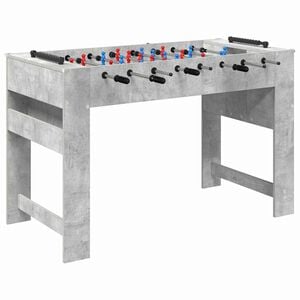 vidaXL Mesa de Futbol&iacute;n Gris Concreto 125 x 60,5 x 80 cm