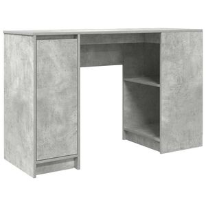vidaXL Escritorio gris hormig&oacute;n 120x42x76 cm madera de ingenier&iacute;a