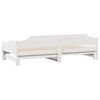 vidaXL Sof&aacute; cama nido madera maciza de pino blanco 90x200 cm