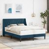 vidaXL Estructura de cama con cabecera Azul 120 x 190 cm Terciopelo