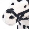 vidaXL Caballo de peluche de pie negro y blanco XXL