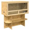 vidaXL Terrario Marr&oacute;n 100 x 50 x 100 cm OSB