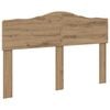 vidaXL Cabecero Roble artisan Madera de ingenier&iacute;a