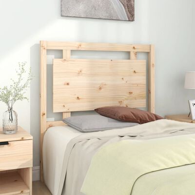 vidaXL Cabecero de cama madera maciza de pino 95,5x4x100 cm