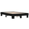 vidaXL Estructura de cama madera de ingeniería y metal negro 140x200cm