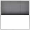vidaXL Mosquitera plisada para ventanas aluminio 120x120cm