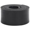 vidaXL Borde de goma para quitanieves negro 150x10x1 cm