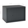 vidaXL Caja fuerte mec&aacute;nica de acero gris oscuro 35x25x25 cm