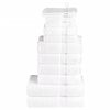 vidaXL Juego de toallas premium SOLUND 12 unidades blanco 600 gsm