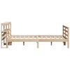 vidaXL Estructura de cama sin colch&oacute;n madera maciza de pino 140x190 cm
