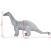 vidaXL Dinosaurio braquiosaurio de peluche de pie gris XXL