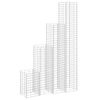 vidaXL Arriates de gaviones 4 unidades hierro 30x30x50/100/150/200 cm