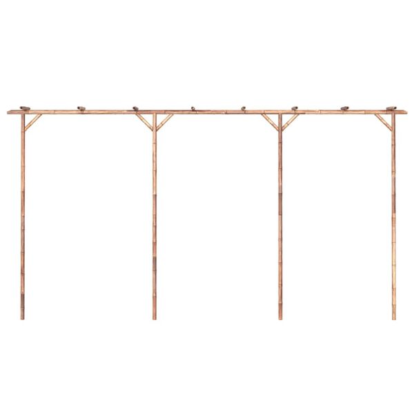 vidaXL P&eacute;rgola de bamb&uacute; 385x40x205 cm