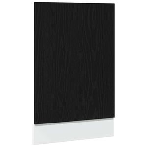 vidaXL Panel para lavavajillas "Lyon" de roble negro, 45 x 1,5 x 67 cm, madera de ingenier&iacute;a,