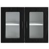 vidaXL Mueble de Cocina con puerta Kalmar Roble Negro 80 x 31 x 60 cm