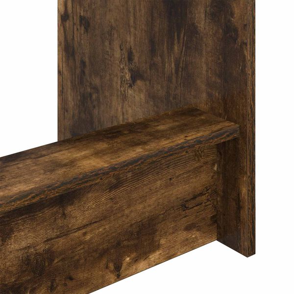 vidaXL Escritorio de Cama Roble ahumado 100 x 45 x 75 cm