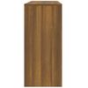 vidaXL Mesa consola madera de ingenier&iacute;a marr&oacute;n roble 100x35x76,5 cm