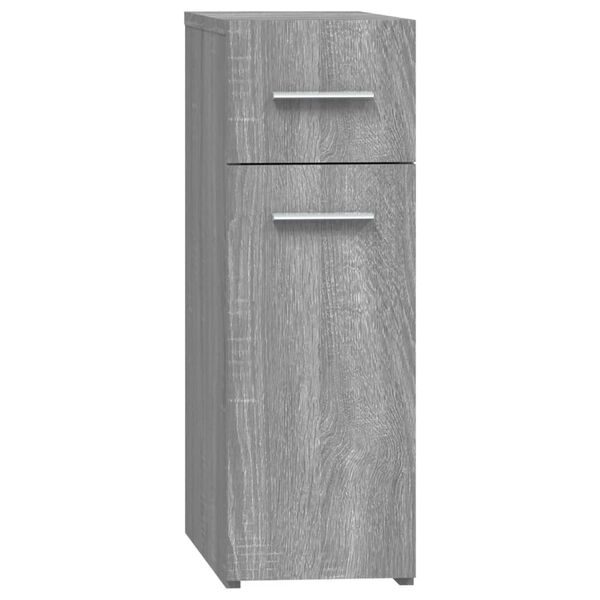 vidaXL Armario botiqu&iacute;n madera contrachapada gris Sonoma 20x45,5x60cm