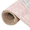 vidaXL Alfombra ni&ntilde;os lavable antideslizante unicornio rosa 160x230 cm