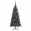 vidaXL &Aacute;rbol de Navidad artificial Verde 120 cm PVC, Pl&aacute;stico y Acero