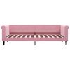 vidaXL Sofá cama nido con cajones terciopelo rosa 80x200 cm
