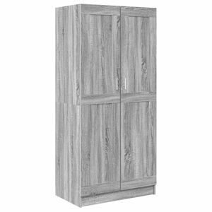 vidaXL Armario de madera contrachapada gris Sonoma 82,5x51,5x180 cm