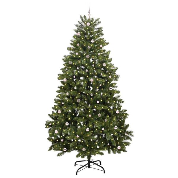 vidaXL &Aacute;rbol de Navidad artificial Verde 300 cm PVC y Metal