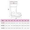 vidaXL Botas de agua negro n&uacute;mero 43 PVC