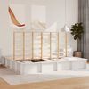vidaXL Estructura de cama 180 x 200 cm Madera de pino macizo