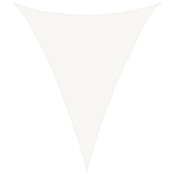vidaXL Toldo de vela blanco HDPE 160 g/m&sup2; 5x7x7 m