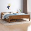 vidaXL Estructura de cama 2 cajones madera pino marr&oacute;n miel 180x200 cm