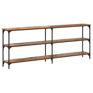 vidaXL Mesa Consola Madera Vieja 200 x 29 x 75 cm