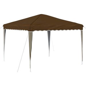vidaXL Carpa Plegable para Fiestas 288 x 288 x 245 cm Gris topo