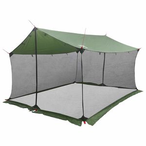 vidaXL Toldo de camping con paredes de malla 340 x 260 x 220 cm Verde