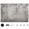 vidaXL Pizarra magn&eacute;tica de pared vidrio 60x40 cm
