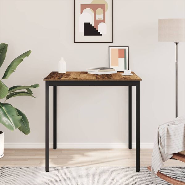 vidaXL Mesa de barra de pie Madera de ingenier&iacute;a