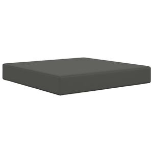 vidaXL Coj&iacute;n para sof&aacute; de exterior Antracita 60 x 60 x 8 cm Poli&eacute;ster