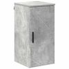 vidaXL Juego de muebles de ba&ntilde;o con caj&oacute;n 5 pcs Gris Concreto