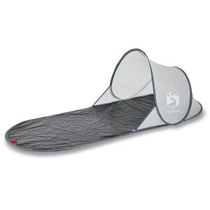 vidaXL Tienda de playa pop-up impermeable gris
