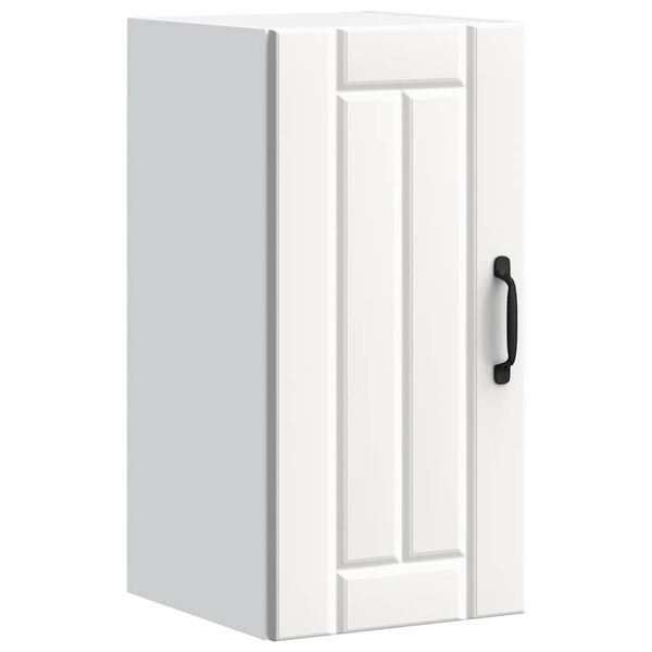 vidaXL Armario de pared de cocina Lucca madera ingenier&iacute;a blanca